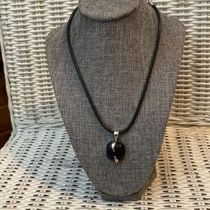 Lia Sophia Elegant Midnight Blue Pendant